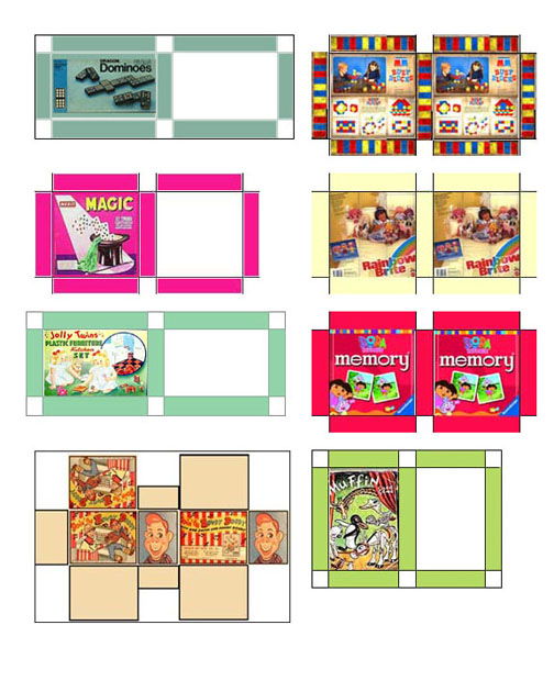 fullpage of games printables